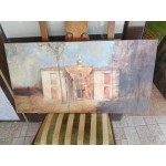 Красива  средна картина масло на фазер Испания - 3765